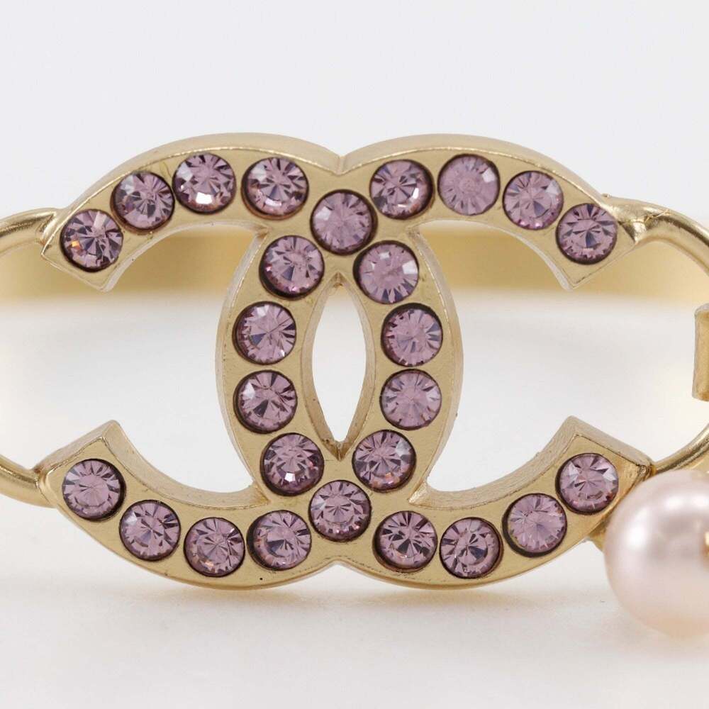 CHANEL Pink Pearl Logo Bracelet - Picture 5 of 6